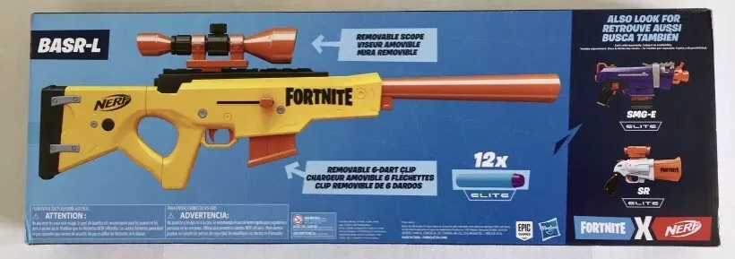 New Fortnite Nerf Gun BASR-L Sniper Blaster