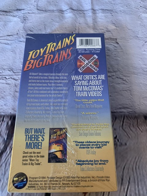 Toy Trains Big Trains (VHS, 2000) for sale online | eBay