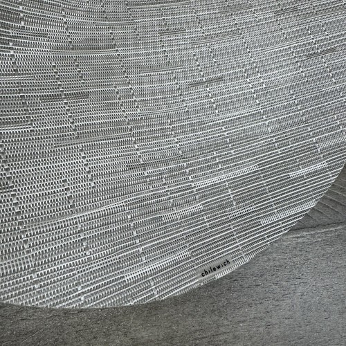 Pottery Barn Chilewich Easy-care Bamboo Round Placemats Set/4 Moonlight NWT - Picture 3 of 5
