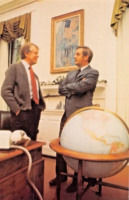 Président Jimmy Carter & Vice Président Fritz Mondale Carte Postale 1977 - Photo 1/2