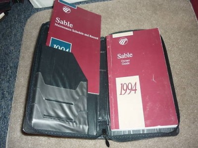 1994 MERCURY SABLE OWNERS MANUAL IN ORIGINAL CASE | eBay