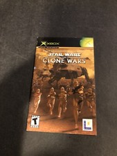star wars clone wars xbox Manual Only
