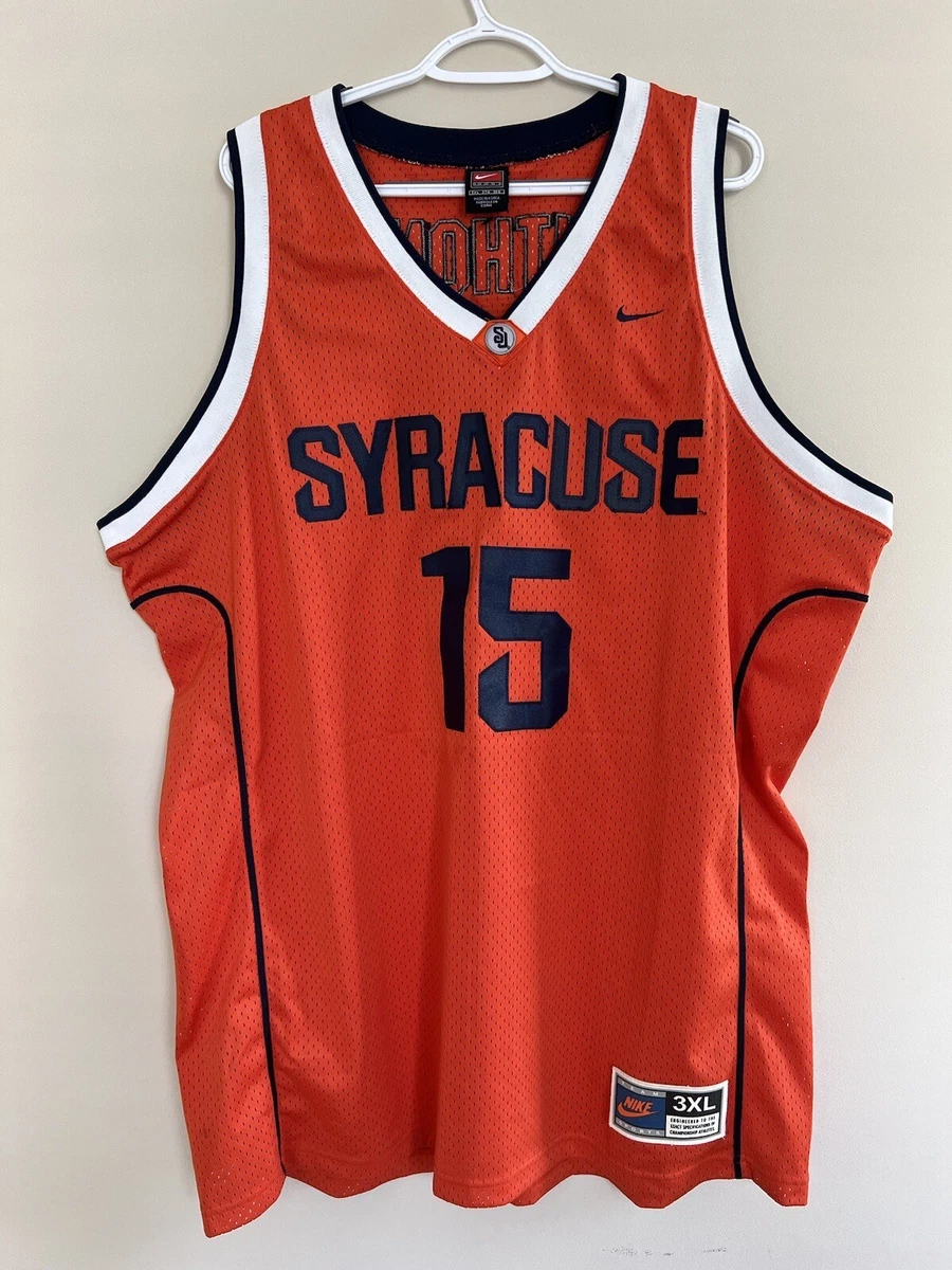 Vintage Nike Basketball T Shirt Syracuse Carmelo Anthony 15 eBay