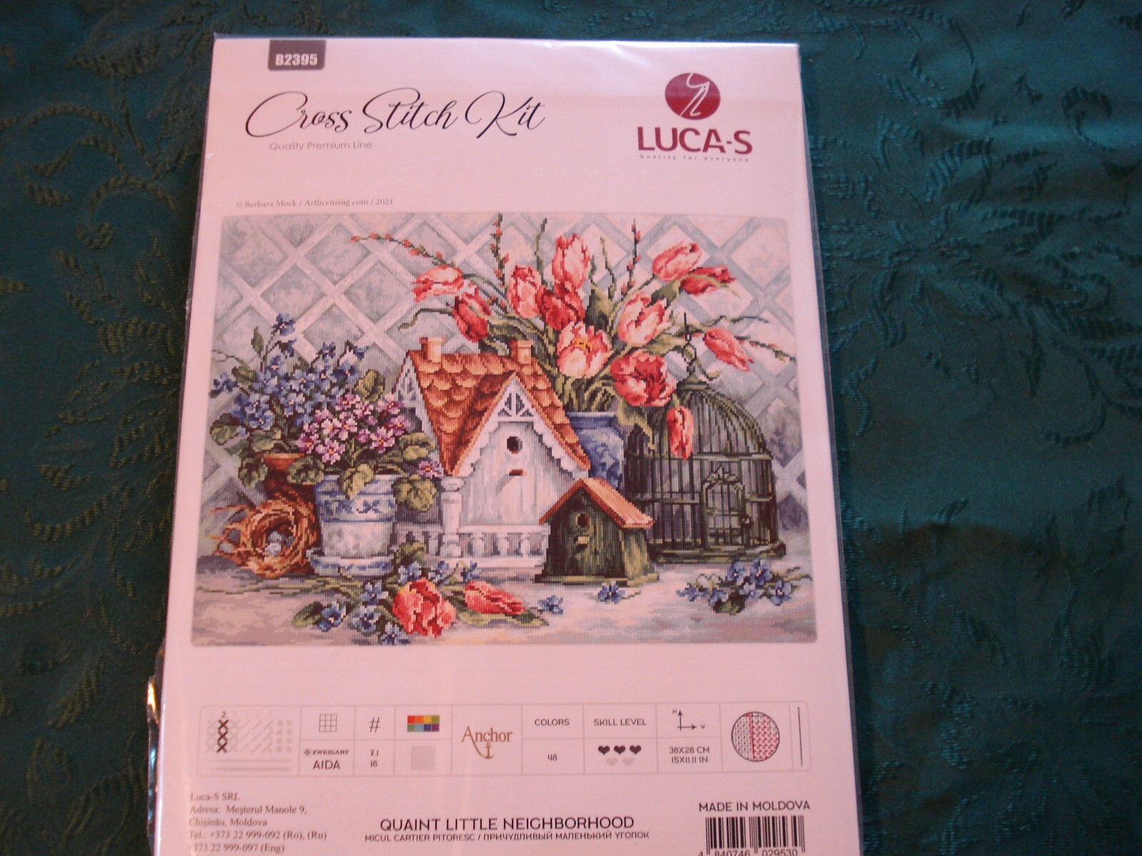 LucaS Cross Stitch Kit B2395 Quaint Little Neighborhood Unopened eBay