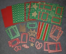 Christmas Holiday Stars And Swirls 12x12 Scrapbook Paper Kit