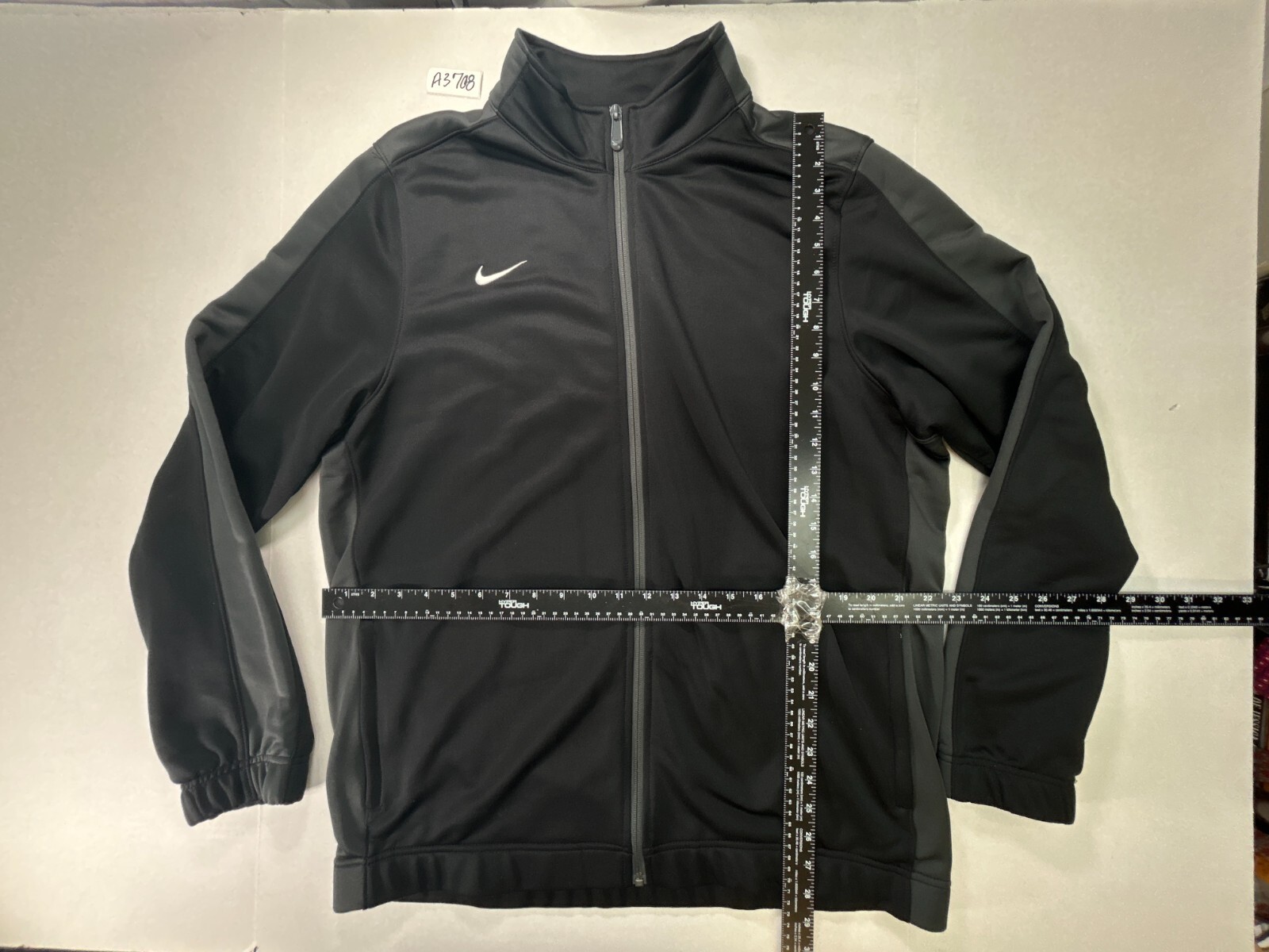 SACAI X NIKE Nike Dri Fit Track Jacket Uomo Taglia XL Nero Full Zip