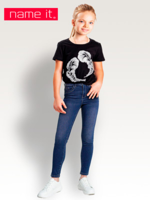 NAME IT Mädchen SKINNY FIT JEANS, Gr. 164 
