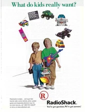 1997 RadioShack What Do Kids Really Want? Toys Vintage Magazine Print Ad/Poster