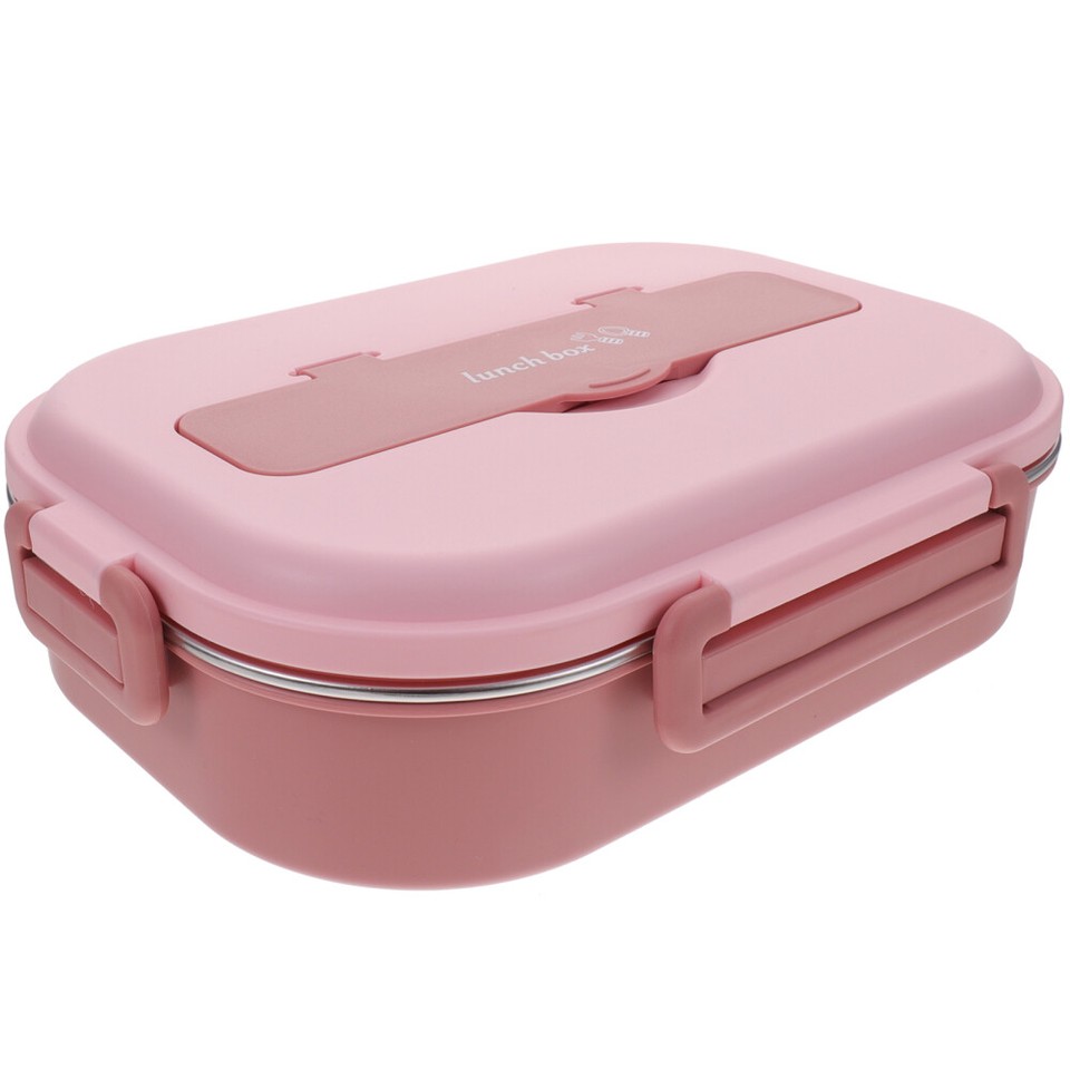 Snacks Container Divider Bento Lunch Box with Spoon Student Baby eBay