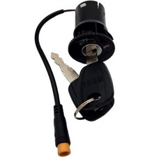 MotoTec 60v 1800w Electric Trike Key Switch Assembly - With Keys