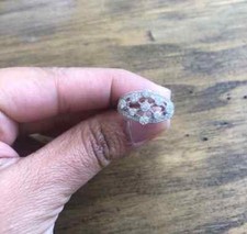 Classic Bezel Set Round Cut 1.03CT Vivid White Cubic Zirconia Lab-Created Ring