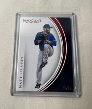 Matt Harvey 2016 Panini Immaculate Collection Baseball Card 25/25 #100