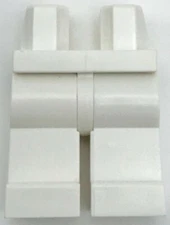 Lego New White Minifigure Hips and Legs Plain White Boy Girl Pants City Piece