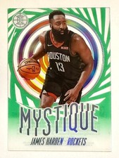 James Harden 2019-20 Illusions Mystique Green Acetate #1 76ers SP NM or better