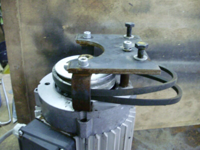 Bracket, FT Face Frame Mounting Flange Adaptor, Fits Hanning Electric Motor