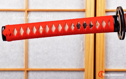 Espada Japonesa Musashi Shiage-tōgi Arcilla Templada Damasco Acero Plegada - Imagen 11 de 12