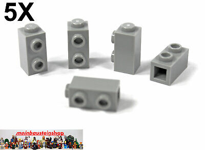 2 seitlichen Noppen Schwarz Black NEU 10X Lego® 11211 Konverter Steine 1X2 m