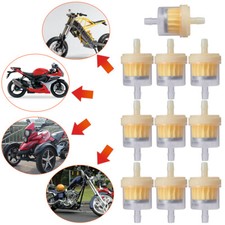 14 Inch Motorcycle Fuel Filter 10pack Universal Industrial Inline Gas Line