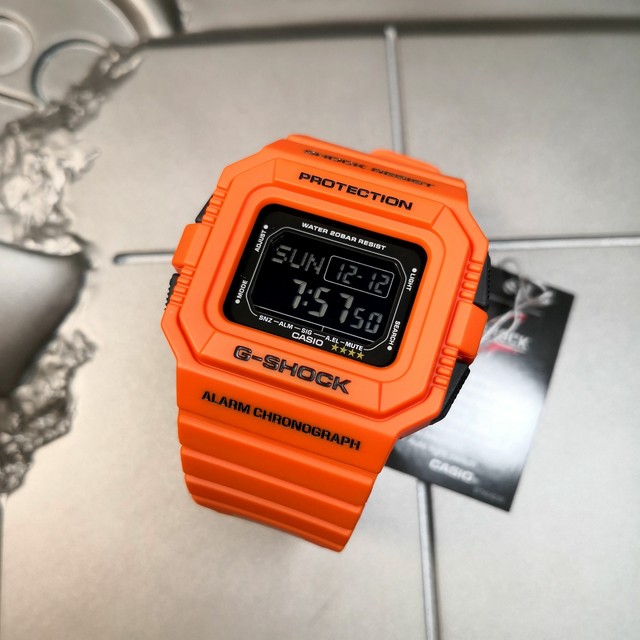 DW-D5500MR-4 Casio G-Shock Rescue Orange Series Digital Men's Wrist Watch  for sale online | eBay