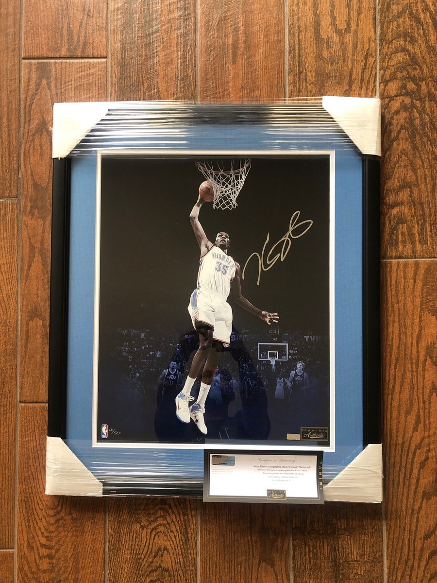 Panini Kevin Durant autograph signed 16x20 Vertical Photo Limited