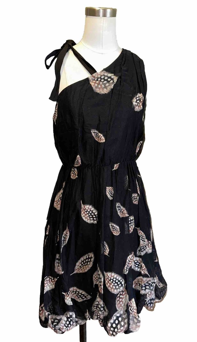 leifsdottir black dress LEIFSDOTTIR Black 100% Silk Mini Dress Size 2 main image 1