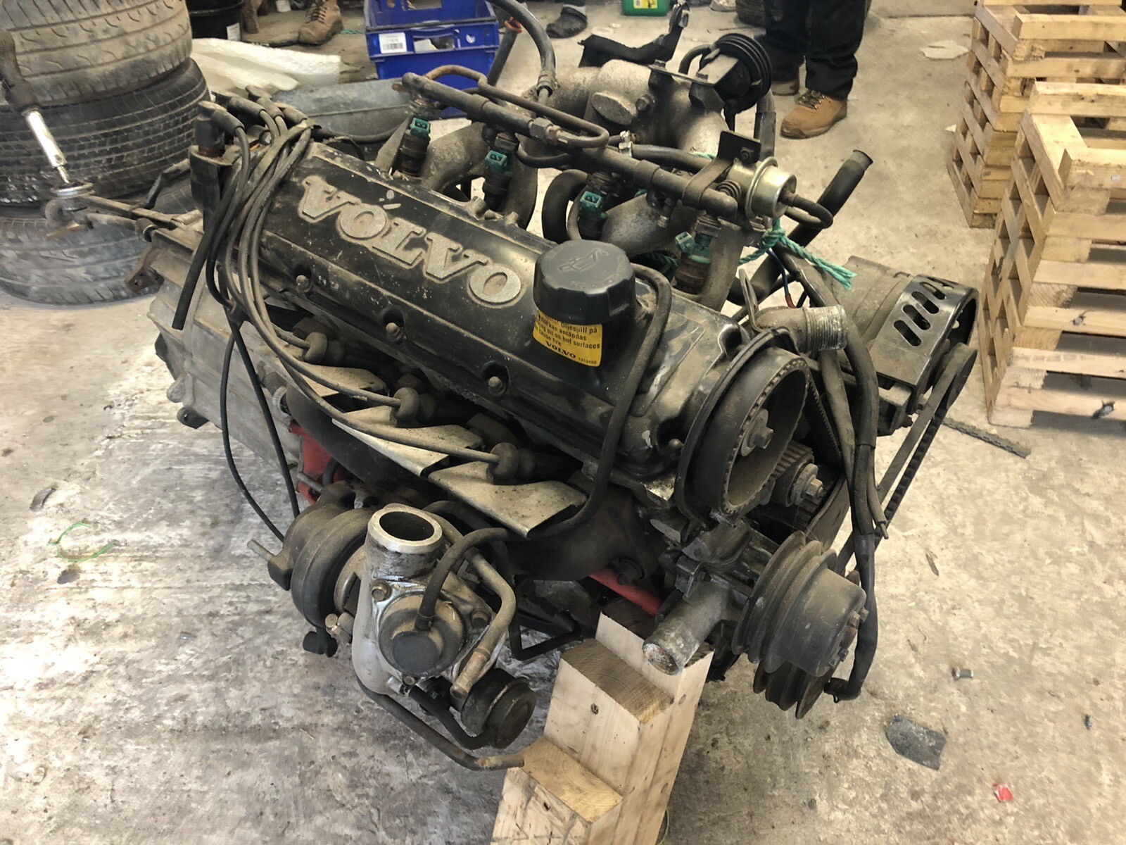 Volvo 940 Turbo Engine B230 Manual M90 Gearbox loom Complete Red Block