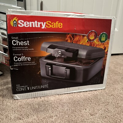 SentrySafe 1210 Fireproof Safe with Key Lock 0.18 Cubic Feet, 6.1 x 14.3 x 11.2 