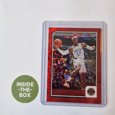 Schroeder Panini 2023 24 Hoops Lakers Dennis Hyper Red /99