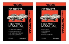 1999 Toyota Tacoma Shop Service Repair Manual Book