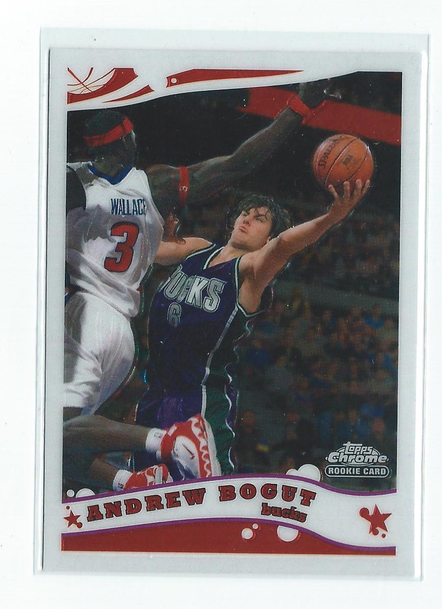 2005-06 Topps Chrome #210 Andrew Bogut RC Rookie Bucks Warriors