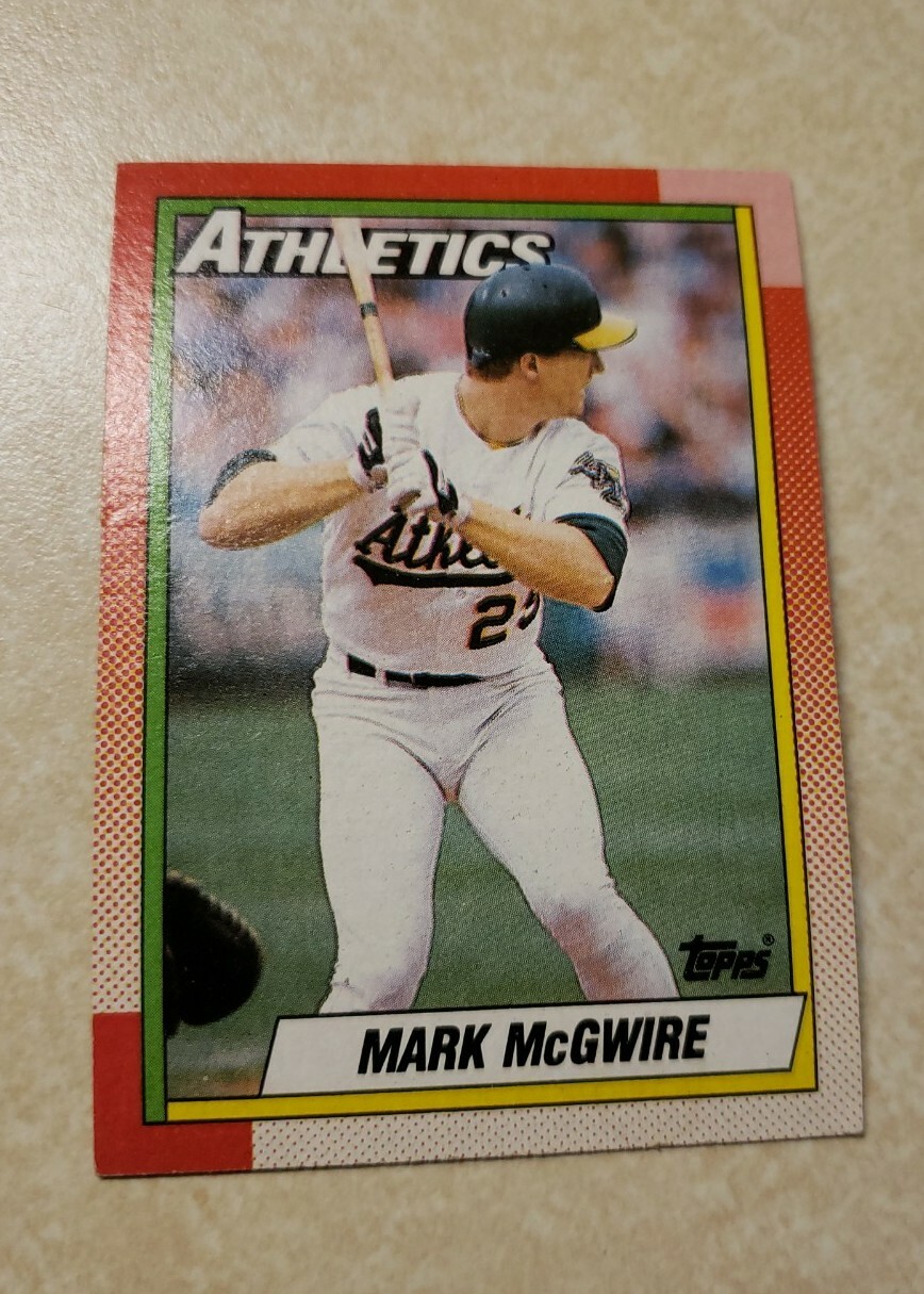 topps baseball card Mark Mcgwire
