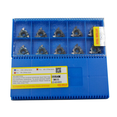 10pcs 22ER5ACME SMX35 High quality Carbide Threading Inserts