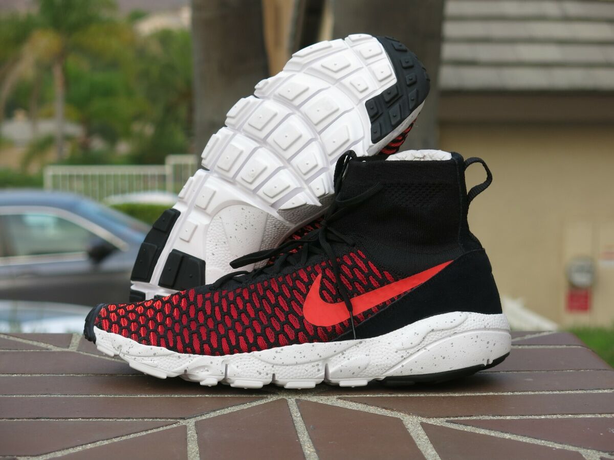 FLYKNITナイキ AIR FOOTSCAPE MAGISTA FLYKNIT 赤黒