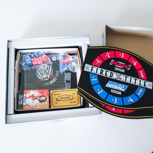 JUEGO DE MESA DVD WWE WRESTLING - Nuevo Completo - Tarjetas Selladas - Imagen 4 de 6