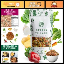 Dried Ramen Toppings & Soup Mix - Dehydrated Vegetable Flakes, 16 oz, Gluten Fre