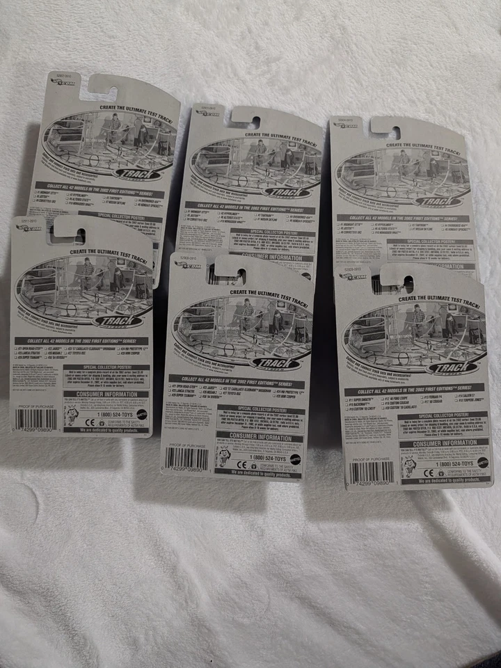 Lot of 6 sealed hot wheels 2002 First Editions Series - Image 2 of 4