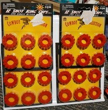 4x Packs Cowboy Collection Cap Rings 12 Shot Ring Caps, 144 Single Action Shots
