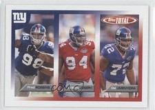 2005 Topps Total William Joseph Osi Umenyiora Fred Robbins #53 0a1