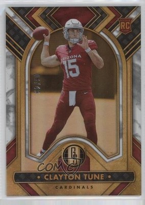 2023 Panini Gold Standard Rookies White 6/49 Clayton Tune #122 Rookie RC c6t