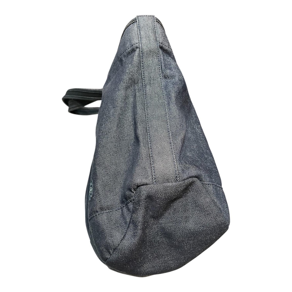 PORTER GIRL Boyfriend Blue Denim Tote Bag Size L Hand Bag Made In