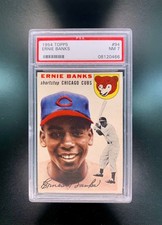 1954 Topps Ernie Banks RC Rookie Card #94 PSA 7 Near Mint. rookie card picture