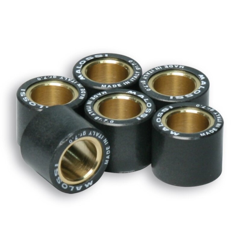 Galets Malossi 16x13 14g pièces de rechange variateur scooter 50