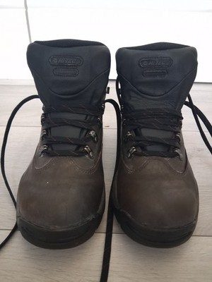 Hi-Tec Ottawa WP Herren Wasserdicht Wanderschuhe Braun Leder UK 8 EU 42