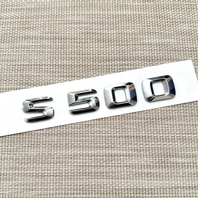 Für Mercedes Benz S500 Badge Schriftzug Embleme Kofferraum Chrom Aufkleber Auto