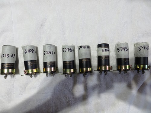 SANSUI G8000/G801 STEREO RECEIVER NICHICON MAIN OUTPUT FILTER CAPACITORS 