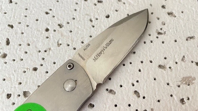 Benchmade Knife Vintage McHenry & Williams Red Class (BENCHMITE II 10610) Silver - Image 4 of 4