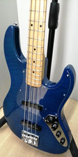 Edwards by ESP Amaze Model Jazz Bass E-AM-150QM See Thru Blue
