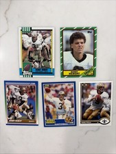 Bobby Hebert Vintage Football Card Lot W/ 1986 Rookie Card. Free Shipping