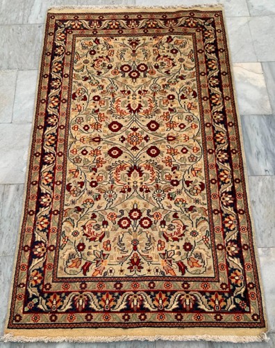 Vintage Afghan Rug Hand Knotted Afghan Bokhara Wool Area Rug 3x5 ft Free Ship