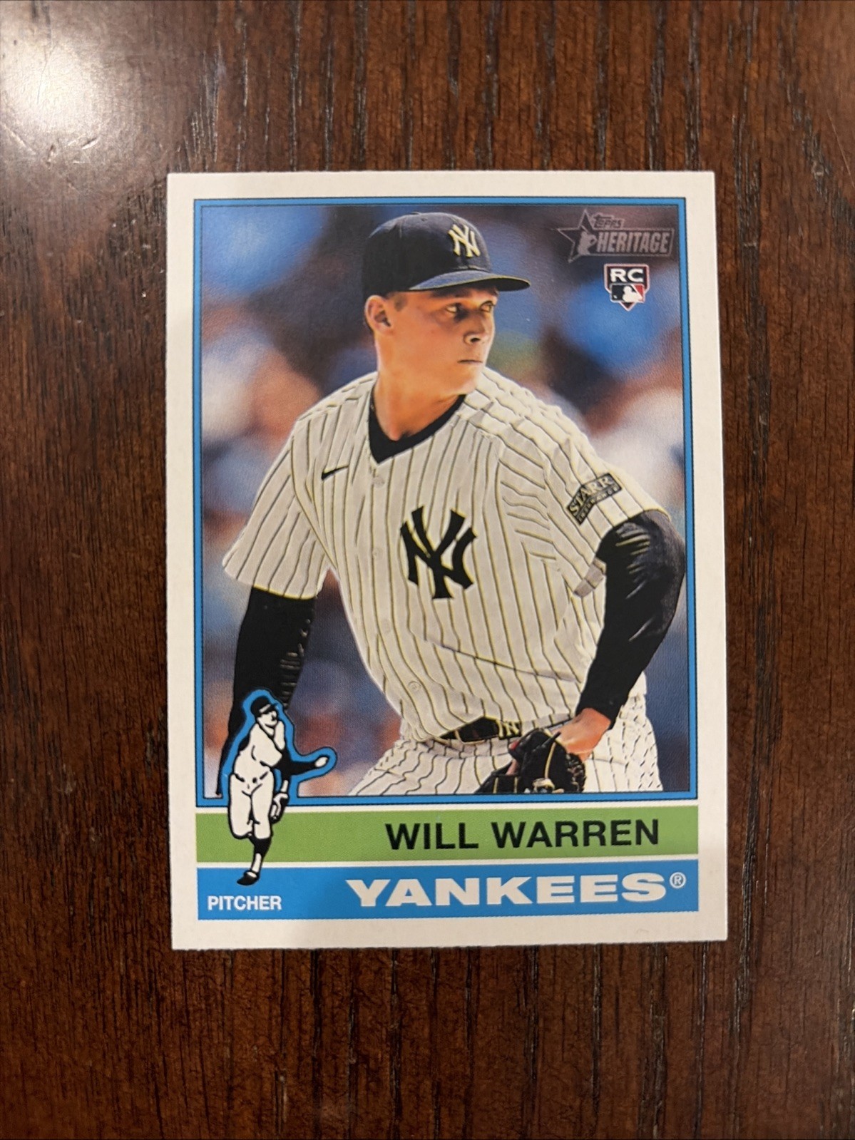2025 Topps Heritage #281 Base RC Rookie Will Warren New York Yankees